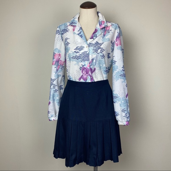 Vintage Sassco Pleated Skirt - Picture 6 of 10